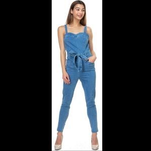 NWT Denim Ladies Jumpsuit size Large